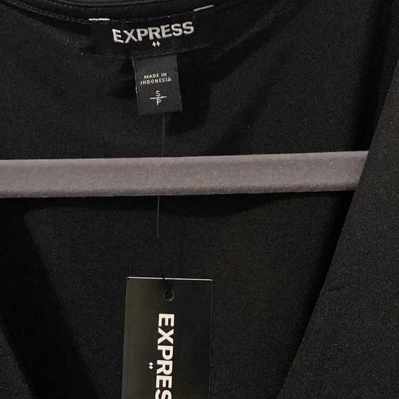 Woman Black Express Factory Size Small Blouse - Picture 2 of 4